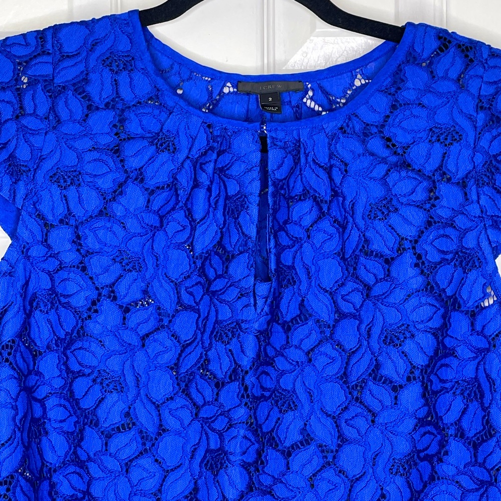 J.Crew Women's Cap Sleeve Blouse | Size 2 - Picture 3 of 6